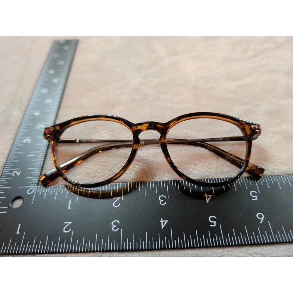 Foster‎ Grant Design Tortoise Round Eyeglass Frames Brown (FRAMES ONLY)